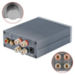 2 Channel Stereo Audio Class D Amplifier Mini Hi-Fi Professional Digital Amp for Home Speakers 50W x 2 - V1.0G