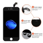 Screen Replacement for iPhone 6 Plus Black LCD Display 3D Touch Screen Digitizer 5.5 Inch Frame Assembly Set with Repair Tools(iPhone 6 Plus Screen, Black)