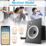 Mini Bluetooth Receiver, Protable Wireless Bluetooth 4.2 Adapter/Car kit Audio Bluetooth Receiver 3.5mm Aux Stereo Music Adapter for Home/Car PC TV Audio Music Streaming Stereo System