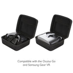 JSVER Gear VR Case Travel Storage Carrying Protective Bag for Samsung Gear VR/Oculus Go Virtual Reality Headset Gamepad Game Controller Kit