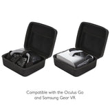 JSVER Gear VR Case Travel Storage Carrying Protective Bag for Samsung Gear VR/Oculus Go Virtual Reality Headset Gamepad Game Controller Kit