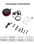 Mpow D7 Bluetooth Headphones 10 Hours Playtime, IPX7 Waterproof Wireless Sports Earbuds w/Noise Cancelling Mic, Sport Earphones for Running, Workout