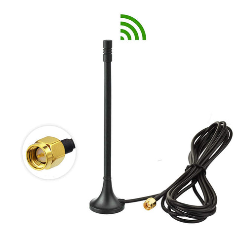 Bingfu 4G LTE 3dBi Magnetic Base SMA Male Antenna Compatible with Verizon AT&T T-Mobile Sprint Huawei Netgear 4G Wireless Router Gateway Mobile Cell Phone Signal Booster Repeater Cellular Amplifier