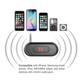 FM Transmitter, Doosl Universal Wireless in-Car Radio Adapter FM Modulator Music Player & Hands-Free Calls for iPhone, Android