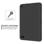 Hocase Fire 7 2015 Tablet Case - Shockproof Raised Edges Screen Protection Silicone Rubber Bumper Hard Protective Case For Amazon Fire 7 Tablet (For 2015 5th Generation Only) - Black