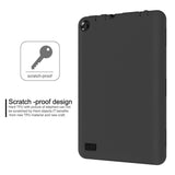 Hocase Fire 7 2015 Tablet Case - Shockproof Raised Edges Screen Protection Silicone Rubber Bumper Hard Protective Case For Amazon Fire 7 Tablet (For 2015 5th Generation Only) - Black