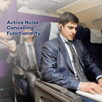 TaoTronics Active Noise Cancelling Headphones, Wired Earbuds in Ear Stereo Awareness Monitor Earphones with Microphone and Remote (15 Hours Playtime, 3.5mm Jack, Premium Aluminum Matte Black)