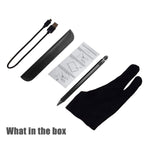 Stylus Pen, XIRON Active Stylus Pens for Touch Screens, 1.5mm Fine Point Smart Digital Pencil Compatible iPad and Most Tablet with Glove (Active Stylus Pen Black)