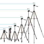 Eocean Tripod, 50-inch Video Tripod for Cellphone with iOS Andriod System, Universal Tripod for Gopro and Camera with Wireless Remote, Compatible with iPhone Xs/Xr/Xs MaX/X/8/Galaxy Note 9/S9/Google