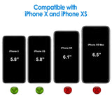 JETech Screen Protector for Apple iPhone Xs and iPhone X, Tempered Glass Film, 2-Pack