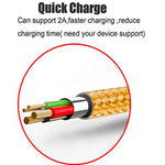 [2-Pack]Cable for Amazon Kindle Replacement Micro USB Cable,iBarbe Sync Charger for Fire Tablet Alexa,Paperwhite,Oasis,Fire Kids Edition,HD Kids Edition,TV Stick,New Fire TV Pendant,Echo Dot-rosegold