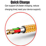 [2-Pack]Cable for Amazon Kindle Replacement Micro USB Cable,iBarbe Sync Charger for Fire Tablet Alexa,Paperwhite,Oasis,Fire Kids Edition,HD Kids Edition,TV Stick,New Fire TV Pendant,Echo Dot-rosegold