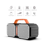 Bluetooth Speakers, Waterproof Outdoor Speakers Bluetooth 5.0，40W Wireless Stereo Pairing Booming Bass Speaker,2400 Minutes Playtime with 8000mAh Power Bank, Durable for Home Party,Camping(Black)