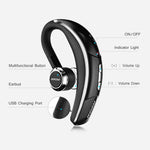 Mpow V4.1 Bluetooth Headset, Wireless Earbud Headset with Microphone, 6-Hrs Playing Time Cell Phone Bluetooth Earpiece, Car Bluetooth Headphones for iPhone Samsung Android