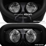 Samsung Electronics HMD Odyssey+ Windows Mixed Reality Headset with 2 Wireless Controllers 3.5in Black (XE800ZBA-HC1US) (Renewed)