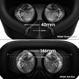 Samsung Electronics HMD Odyssey+ Windows Mixed Reality Headset with 2 Wireless Controllers 3.5in Black (XE800ZBA-HC1US) (Renewed)