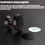 Magnetic Car Mount, MANORDS Stylish 360°Rotation Car Phone Holder, Adjustable Dashboard Mount Compatible iPhone Xs X 8 Plus 7 6s Samsung Galaxy S9 S8 Edge S7 Note 9 and More(Black)