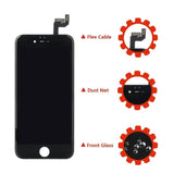 Screen Replacement for iPhone 6s Plus Black 3D Touch Screen LCD Digitizer Replacement Frame Display Assembly Set with Repair Tool Kits(6s Plus, Black)