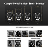 Acumen Wireless Car Charger Mount Car Charger Gravity Air Vent Phone Holder 7.5W Compatible with iPhone Xs XR/X/8/8 Plus, 10W with Galaxy Note 9 S9 S9 Plus Note 8 Car Charger Included (Black)