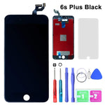 SZRSTH Compatible with iPhone 6S Plus Screen Replacement Black 5.5 Inch LCD Display with 3D Touch Screen Digitizer Frame Full Assembly Include Full Free Repair Tools Kit+Instruction+Screen Protector