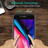 LK [3 Pack] Screen Protector for iPhone 8 Plus and iPhone 7 Plus Tempered Glass Case Friendly DoubleDefence [Alignment Frame Easy Installation] with Lifetime Replacement Warranty