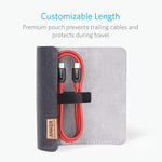 Anker PowerLine+ C to C 2.0 cable (6ft), High Durability, for USB Type-C Devices Including Samsung Galaxy Note 8 S8 S8+ S9, iPad Pro 2018, Google Pixel, Nexus 6P, Huawei Matebook, MacBook and More