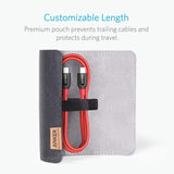 Anker PowerLine+ C to C 2.0 cable (6ft), High Durability, for USB Type-C Devices Including Samsung Galaxy Note 8 S8 S8+ S9, iPad Pro 2018, Google Pixel, Nexus 6P, Huawei Matebook, MacBook and More