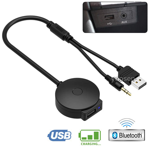 YOOSEN Bluetooth Adapter Streaming Cable for BMW Mini Cooper Media Inerface MMI System Pair USB Android iPhone iPad iPod Touch Smartphone etc