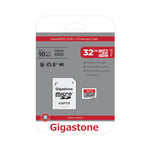 Gigastone 32GB MicroSD Card UHS-I U1 Class 10 SDHC Memory Card with SD Adapter High Speed Full HD Video Nintendo Dashcam Gopro Camera Samsung Canon Nikon DJI Drone
