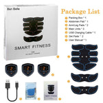 Abs Stimulator Ultimate Muscle Toner, EMS Abdominal Toning Belt for Men and Women, Arm and Leg Trainer, Office, Home Gym Fitness Equipment