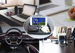 Car Anti-Slip Durable Silicone Universal Fit Compatible Tesla Model S Model X Model 3 Container Dashboard Pad Storage Mat, Cell Phone Holder, Sun Glasses Stand,GPS Navigation Holder,Cards pad (Black)