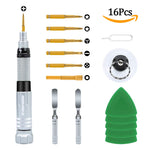 E.Durable Pentalobe P2 P5 Triwing Y000 Slotted Phillps Hex Screwdriver Set for iPhone X, iPhone 8, 8 Plus,7/7 Plus, 6/6S Plus,5S/5/5C/4S/4/SE, Macbook Pro/Air, Phone Toolkits (16 IN 1 Tool Set)