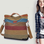 Women Messenger Bag, Vanpower Canvas Color Stitching Women Bag Fashion Leisure Laptop Bag