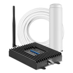 SureCall Fusion4Home Omni/Whip, Cell Phone Signal Booster Kit for All Carriers 3G/4G LTE up to 2,000 Sq Ft - SC-PolyH-72-ORA-Kit
