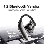 AMINY Bluetooth Headset Compatible with Android 16-Hr Playing Time V4.2 Car Wireless Earphones with Mic Cell Phone Noise Cancelling UFO (Updated Version)