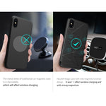 Qi Wireless Charger Apple iPhone X Magic Case Included-Vent Mounted 2-in-1 Magnetic Charging Pad for iPhone X 360 Degree Rotation Strong Magnetic Holder for Vehicle Wireless Charger