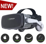 [ 2019 New Version ]VR Headset,Virtual Reality Headset,VR SHINECON VR Goggles for TV, Movies & Video Games - 3D VR Glasses Compatible with iOS, Android and Other Phones Within 4.7-6.0 inch
