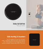 Unilive Reusable Sticky Gel Pad Cell Pad Anti Slip Phone Holder for Kitchen Bathroom House Car-4 Pack (Square)