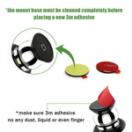 Pop-Tech 3M Adhesive Sticker Tapes Accessories Pack Replacement Kit for Magnetic Phone Car Mount and Pop Grip Mount Base, Includes Rectangle Metal Plate and Round Magic Plate, Clear Protective Films