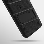 Zizo Bolt Series Compatible with Samsung Galaxy S8 Case Military Grade Drop Tested with Tempered Glass Screen Protector, Holster Black