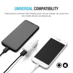 iPhone Car Charger, [Apple MFI Certified] Lighting Car Charger for iPhone X, XR, XS, 8, 8 Plus, 7, 7 Plus 6S / 6S Plus, 6 Plus, SE, 5S, iPad Pro, Air 2, Mini 4 with Extra USB Port