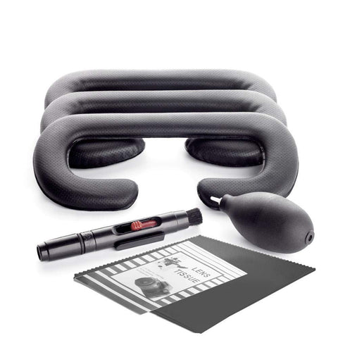 KIWI design Face Cushion for HTC Vive, Foam Pad Eye Mask Replacement for HTC Vive 3 Packs 18mm/12mm/6mm with Clean Kits