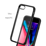 Spigen Ultra Hybrid [2nd Generation] Designed for Apple iPhone 7 Case (2016) / Designed for iPhone 8 Case (2017) - Black