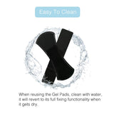 Removeable Fixate Sticky Gel Pads by Pure and Merit [Foldable and Strips, 4pcs] Multi Purpose Reusable Anti Slip Pad