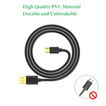 Kindle Fire Replacement Charger Cable Compatible Amazon Fire Tablet HD HDx, Fire HD 8, Fire 7 10&Kids Edition, Fire TV Stick/All New Fire TV Pendant, E-Readers - 2PACK 5FT Charging Cord