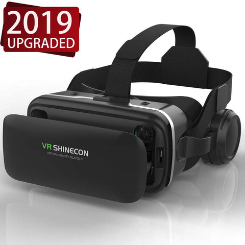 VR Headset,Virtual Reality Headset,VR SHINECON 3D VR Glasses for TV, Movies & Video Games - Virtual Reality Glasses VR Goggles Compatible with iOS, Android and Other Phones Within 4.7-6.0 inch