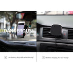 Qi Wireless Charger Apple iPhone X Magic Case Included-Vent Mounted 2-in-1 Magnetic Charging Pad for iPhone X 360 Degree Rotation Strong Magnetic Holder for Vehicle Wireless Charger