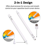 Active Stylus Digital Pen for Touch Screens,Compatible for iPhone 6/7/8/X/Xr iPad Samsung Phone &Tablets, for Drawing and Handwriting on Touch Screen Smartphones & Tablets (iOS/Android) (White)