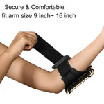 VUP Running Armband for iPhone Xs Max/XS/XR/X/6S/7/8 Plus, Galaxy S10/S9 Plus/S8/ Note 9/8/J7, LG G6/V30, Google Pixel 3/2 XL, 180 Rotatable Cell Phone Holder Arm Band for Gym Workout (Black)