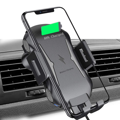 Proker Wireless Car Charger Mount, Automatic 10W Qi Fast Charging Car Phone Holder Dashboard Air Vent Compatible Samsung Galaxy S8/S8+/ S9/S9+/S7/S7 Edge, iPhone 8/ 8Plus/X/XS/XS Max